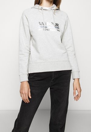 Barbour International Kapuzenpullover - light grey