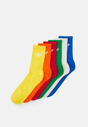 UNISEX 6 PACK - Calcetines - white/blue bird/green