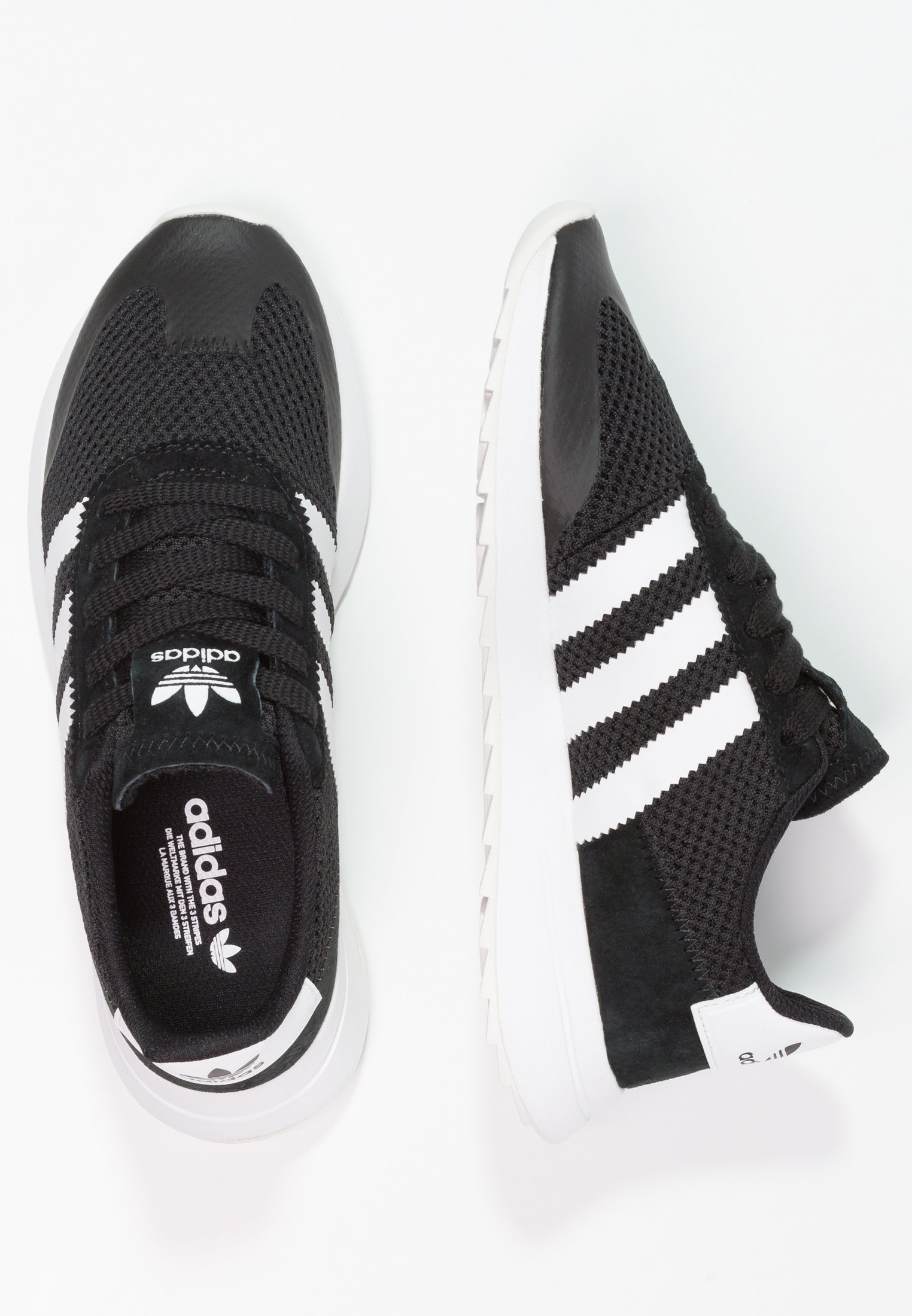 adidas Originals FLASHBACK - Sneakers laag - core black/white/Zwart -  Zalando.nl