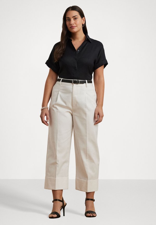 DOUBLE FACED STRETCH COTTON PANT - Trousers3