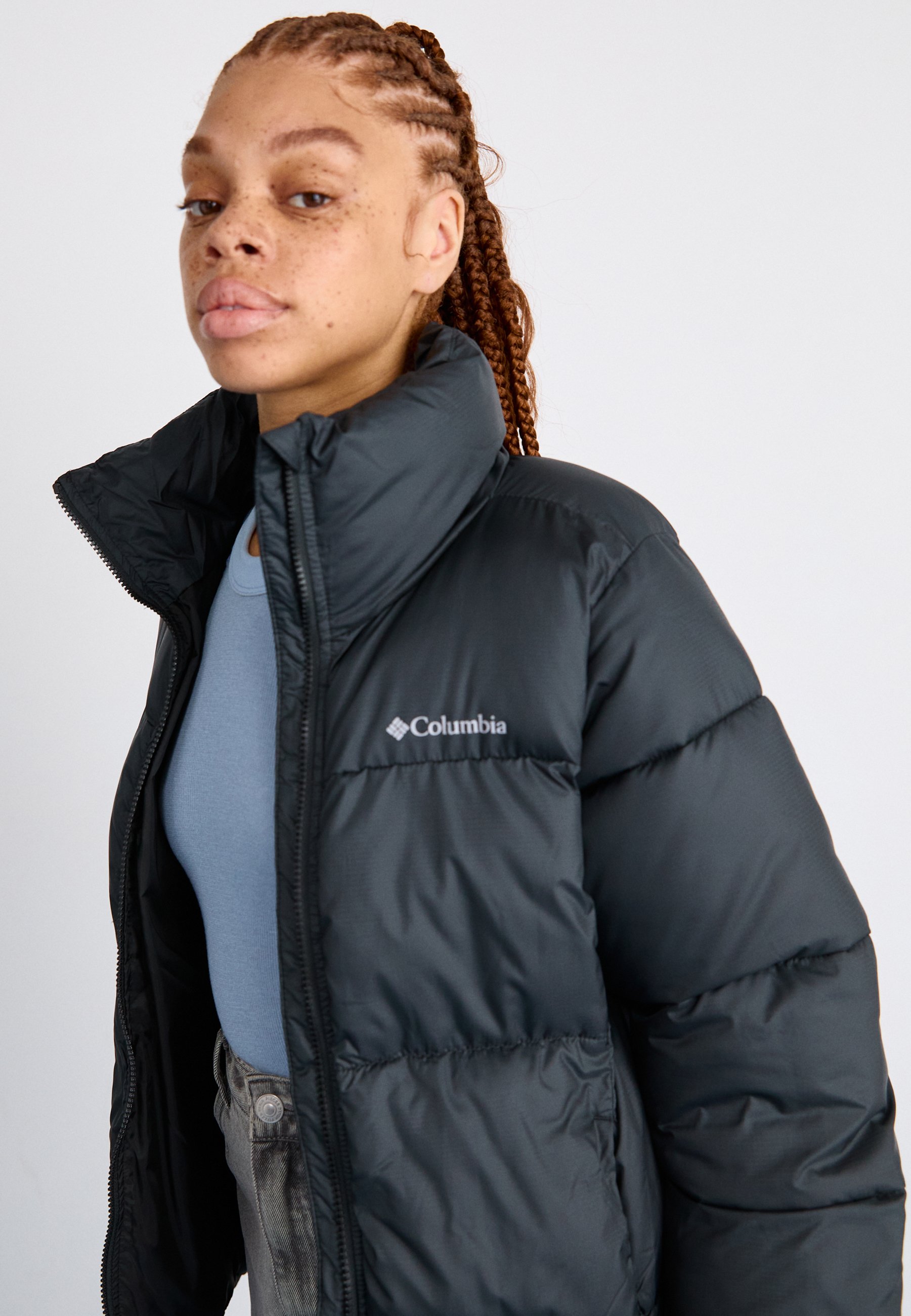 00s Columbia reversible puffer jacket 短丈 Columbia Reversible Coat (Size S) – VintageFolk