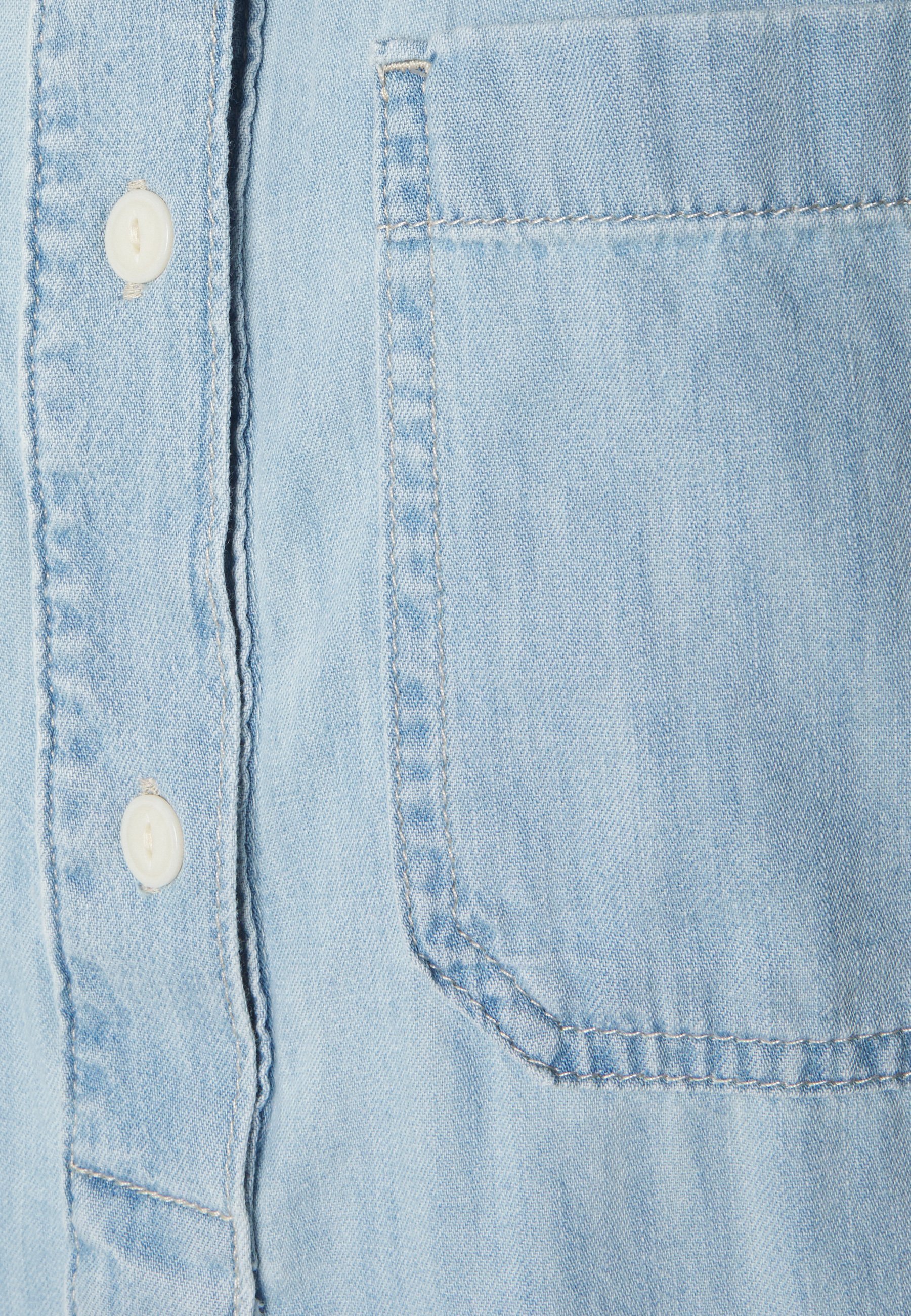 GAP POPOVER DRESS - Denim dress - light 