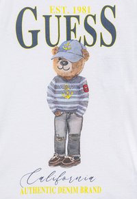 Guess JUNIOR - T-shirt con stampa - pure white