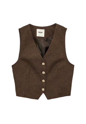 SLEEVELESS VEST - Veste sans manches - brown