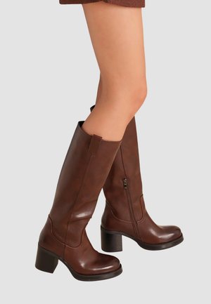 BLOC - Bottes - marron chocolat