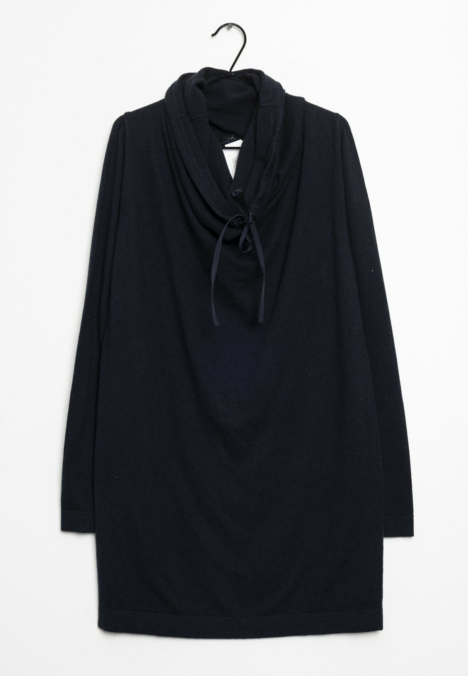 cos cowl neck long sleeve dress COS Women's Cutout Cowl-Neck Midi Dress in Indigo