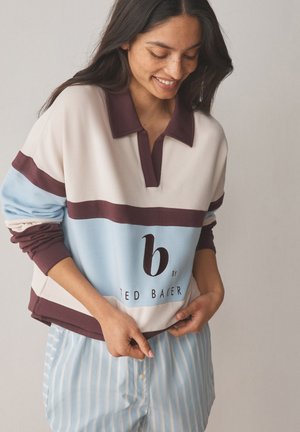 B by Ted Baker, Poloshirt - chocolate brown blue