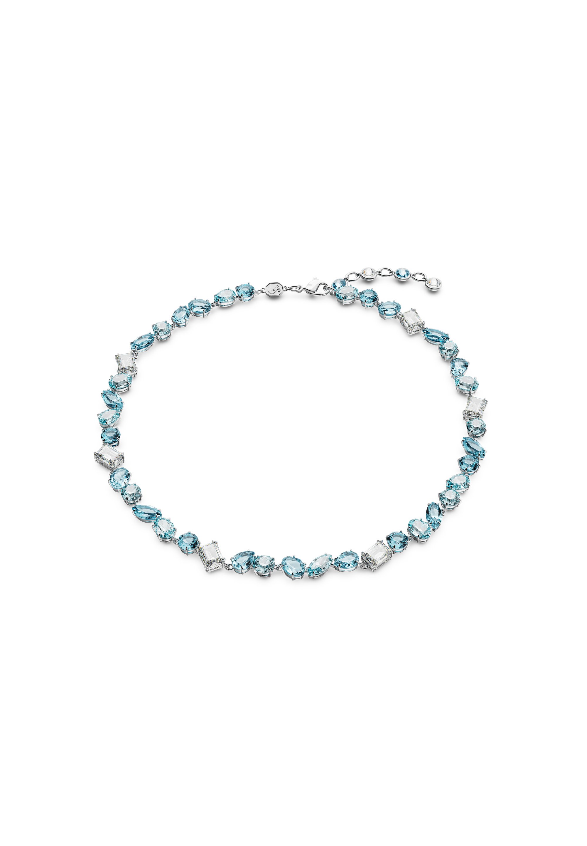 Swarovski GEMA MIXED CUT RHODIUM PLATED Bracciale blue/blu