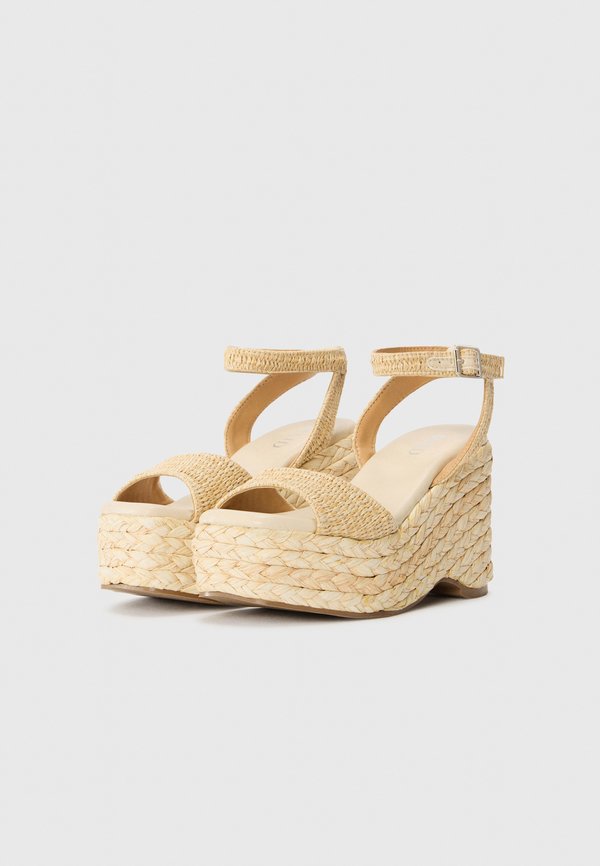 ELDA - Wedge sandals - nude3
