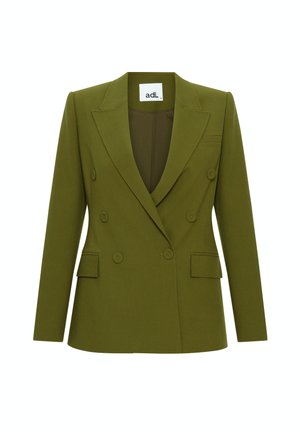 adL DOUBLE BREASTED WITH PUCKET LONG - Blazer - lime