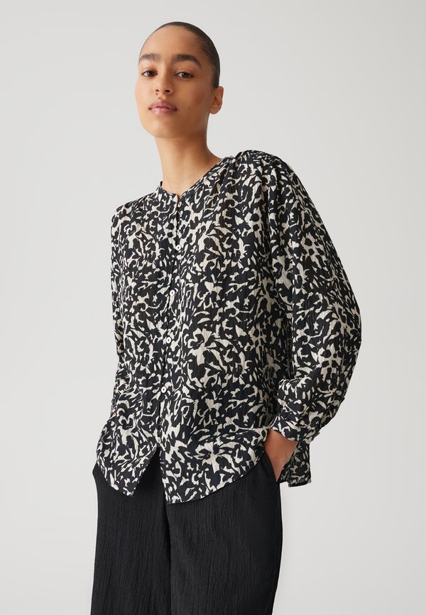 REGULAR FIT 3/4 SLEEVE TWO TONE - Hemdbluse