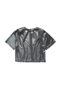 Bimba Y Lola HOMBRERAS  - Camiseta estampada - plata