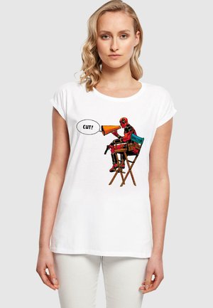 ABSOLUTE CULT DEADPOOL  DIRECTORS CHAIR  - T-shirts med print - white