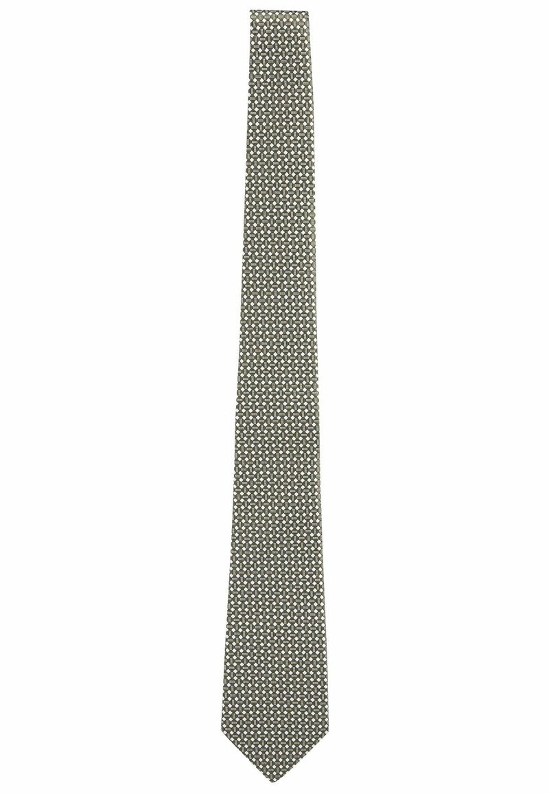 Next PATTERN - Cravate - mottled dark green