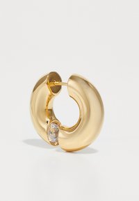 CLEAR BLOWN PEEKABOO EARRING SINGLE UNISEX - Earrings - gold-coloured