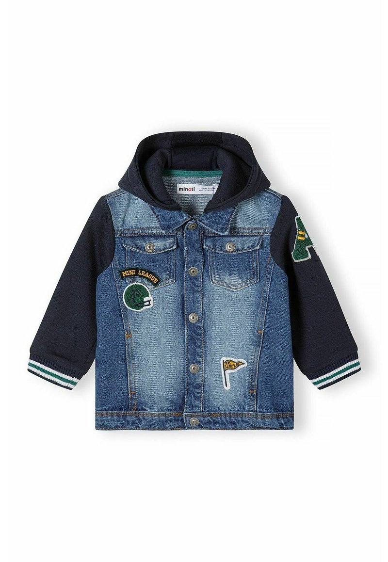 MINOTI HOODED STANDARD - Farkkutakki - blue denim navy