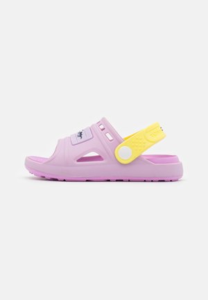 Badesandale - lilac/yellow