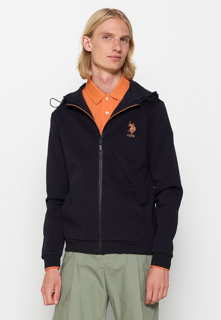 U.S. Polo Assn. Sweater met rits donkerblauw