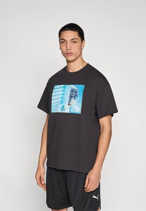 HOOPS E.T. TEE - T-shirts print - black