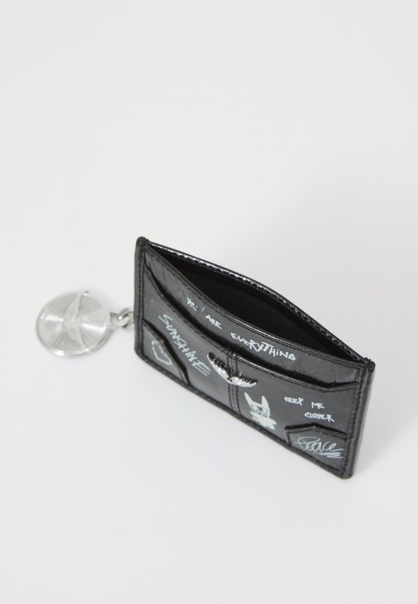 SUNNY PASS TAG - Business card holder - noir2