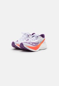 Saucony ENDORPHIN PRO 4 - Zapatillas running asfalto - white/violet