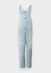 RYAN DUNGAREE - Delovne kavbojke na naramnice - denim light