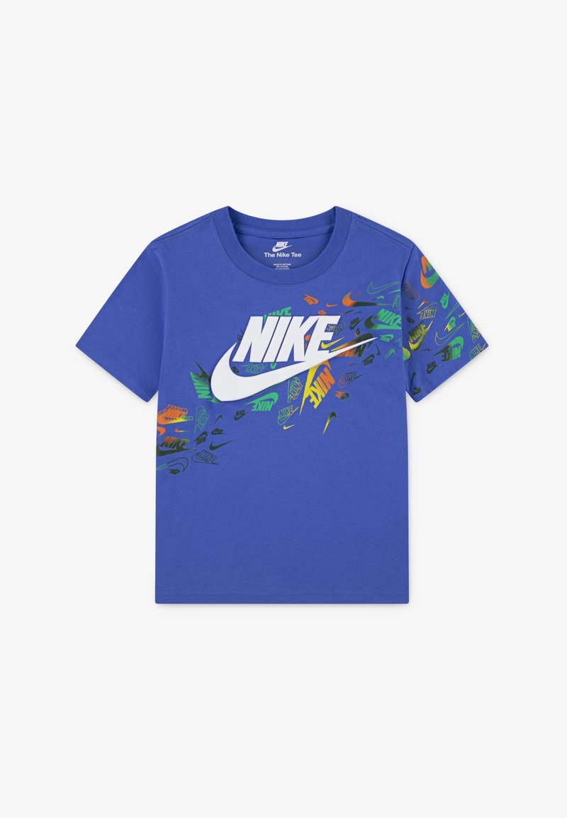 Nike Sportswear CLUB REVEALED - T-shirt estampada - comet blue