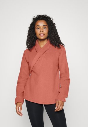 NOIDA - Fleece jacket - terracotta