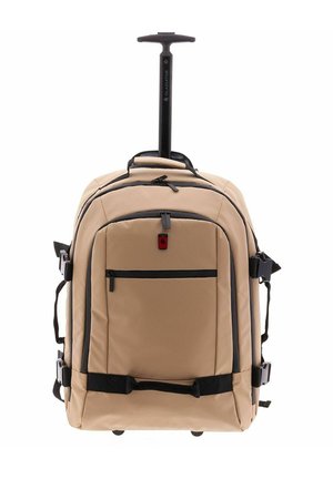 3900 2 ROLLEN TROLLEY TOPFACH - Mochila - beige