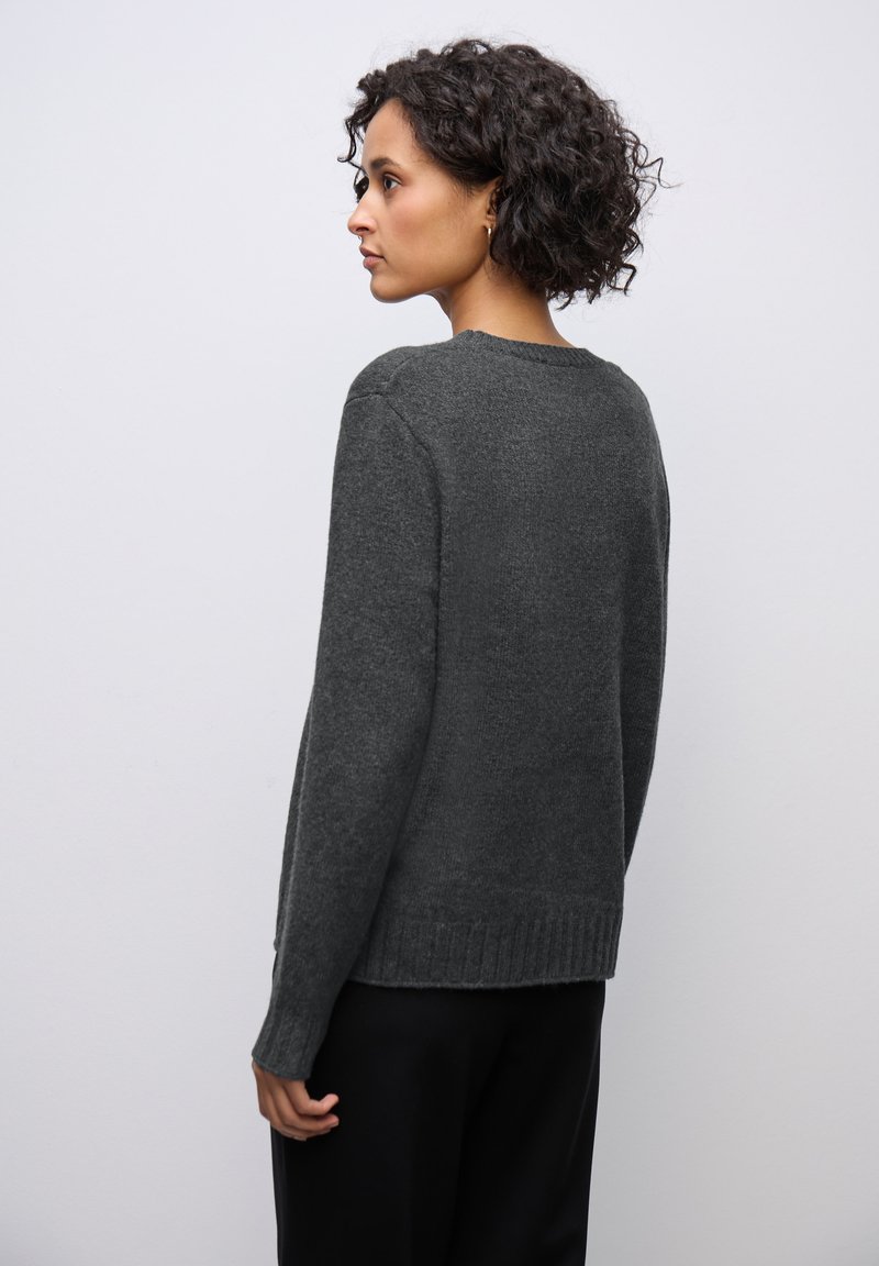 Street One RUNDHALS Jumper grau/mottled grey Zalando