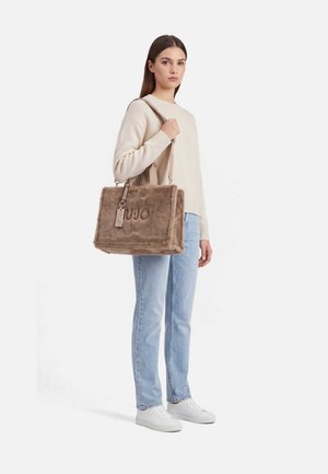 LIU JO, BORSA-TOTE-GRANDE-IN-TEDDY-LIU JO - Borsa a mano - beige