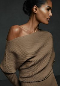 Reiss Strickkleid - mink