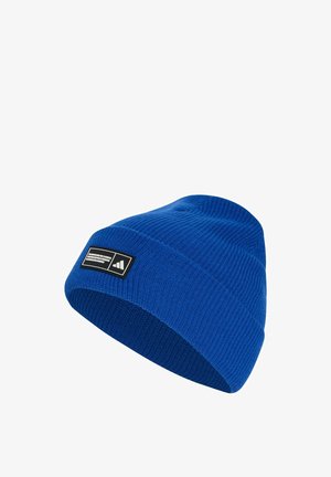 adidas Performance, ADIDAS PERFORMANCE ESSENTIALS LABEL BEANIE CUFFED UNISEX - Gorro - royal blue/white