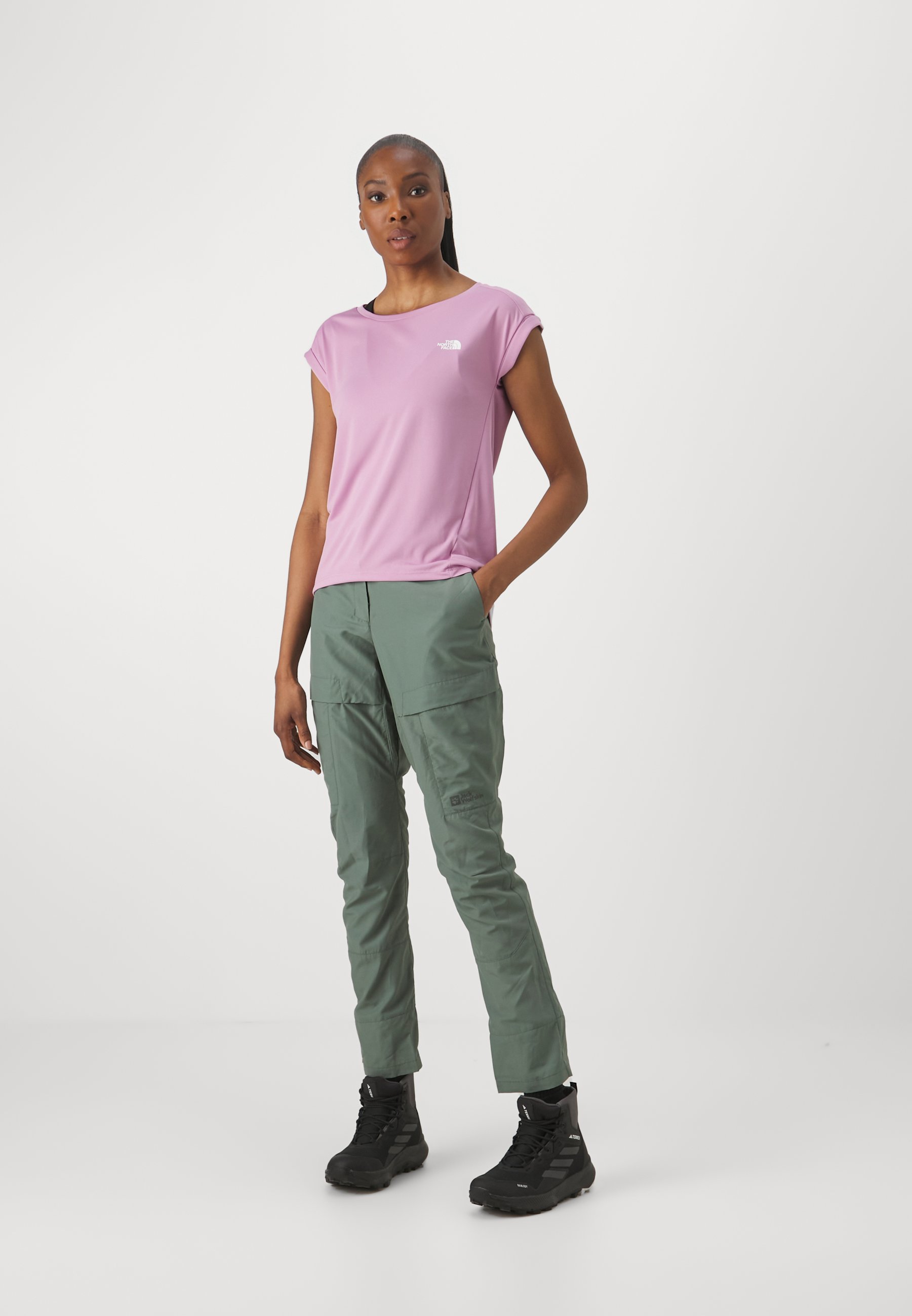 Jack Wolfskin BARRIER - Trousers - hedge green/khaki - Zalando