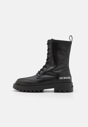 Botines con plataforma - black