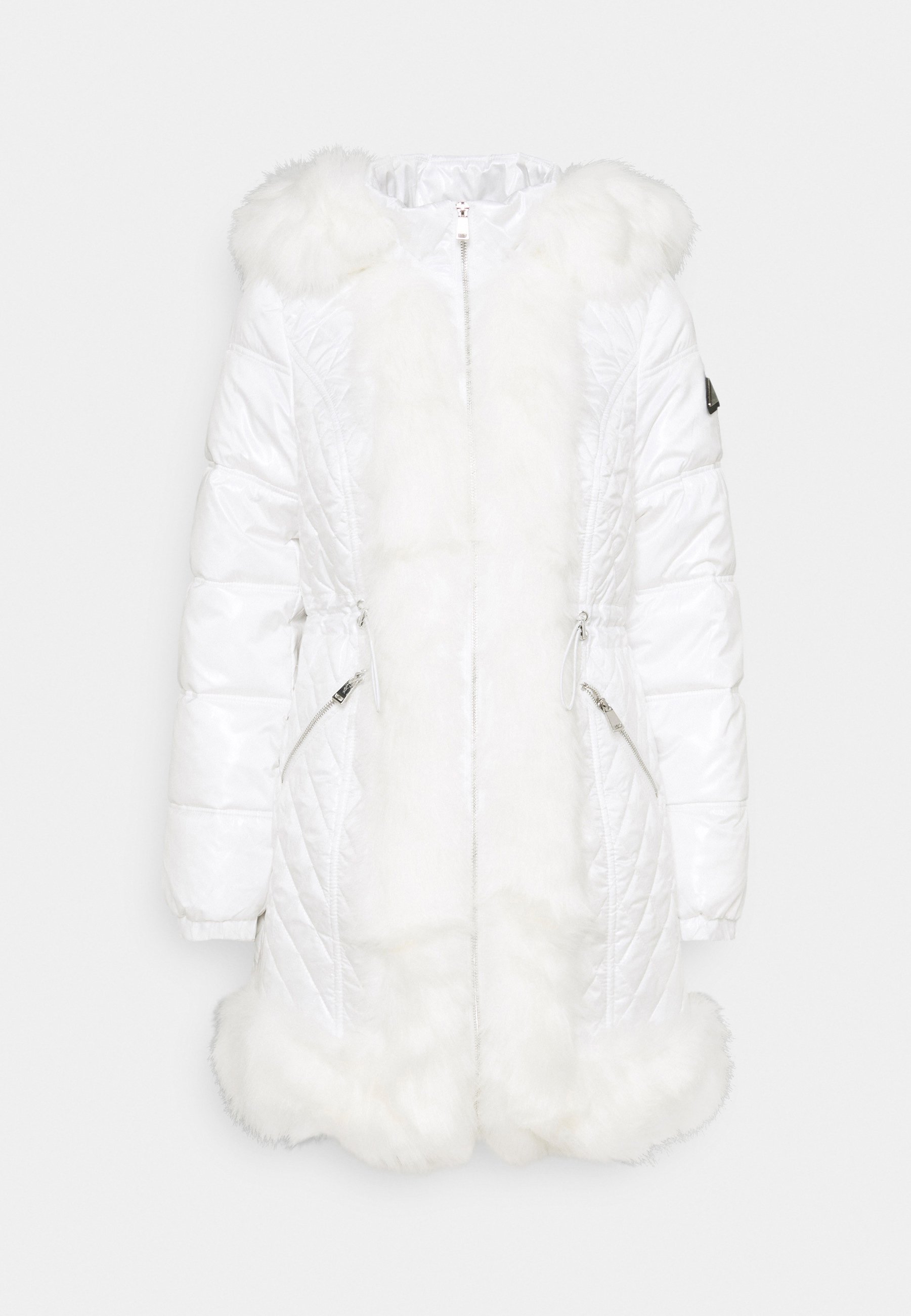 River Island Wintermantel White Weiss Zalando De