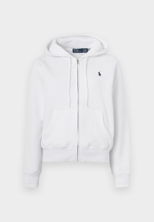 Sudadera con cremallera - white