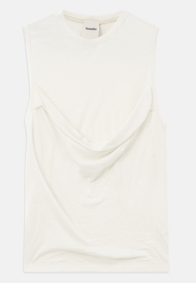 Nanushka Top crème Nanushka Top crème