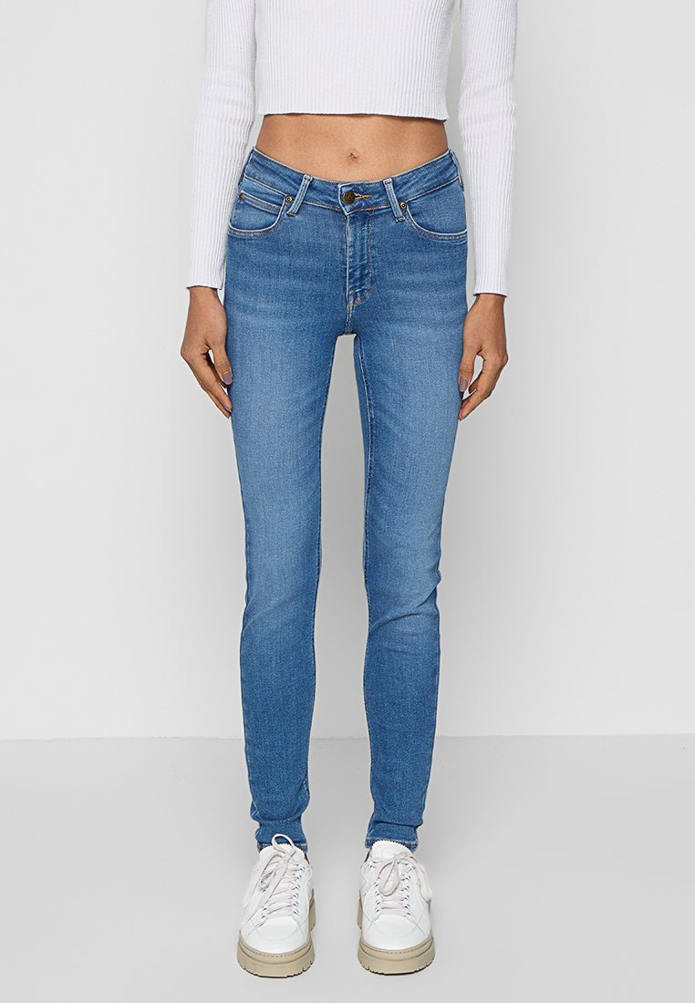 Lee Jeans Skinny Fit blauw denim/bluedenim