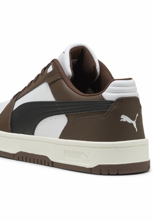 PUMA REBOUND SLAM LO UNISEX - Trainers - chestnut brown- black- white — photo 4