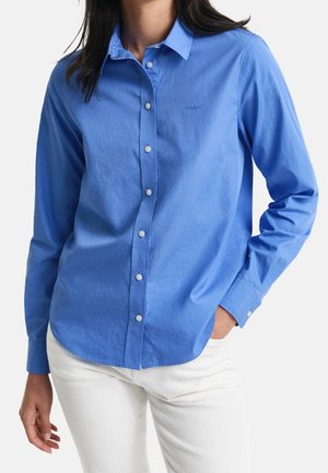 Button-down blouse - blue