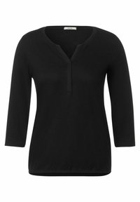Cecil T-Shirt Manches Longues Femme - Col Bateau Confortable Uni