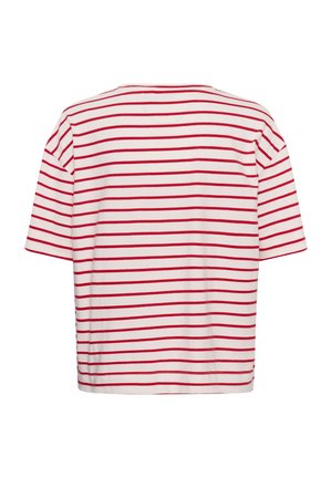 Kaffe, KAMINNA - T-shirt imprimé - chalk red - fudge heart