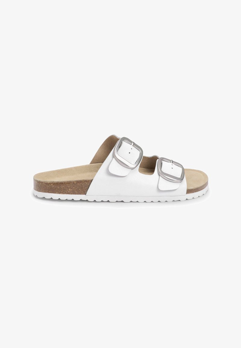 Next DOUBLE STRAP - Mules - white