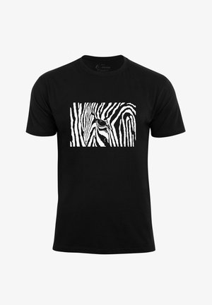 Cotton Prime, PRIME ZEBRA EYE - T-Shirt print - schwarz