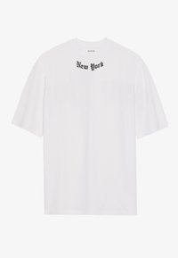 UNISEX - Nyomott mintás póló - bright white