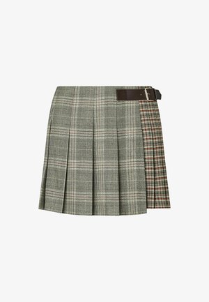 LIU JO, LIU JO PLEATED MINISKIRT - Jupe trapèze - taupe grey
