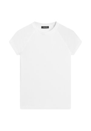 Massimo Dutti, SHORT SLEEVE RAGLAN T-SHIRT - T-shirt basique - white