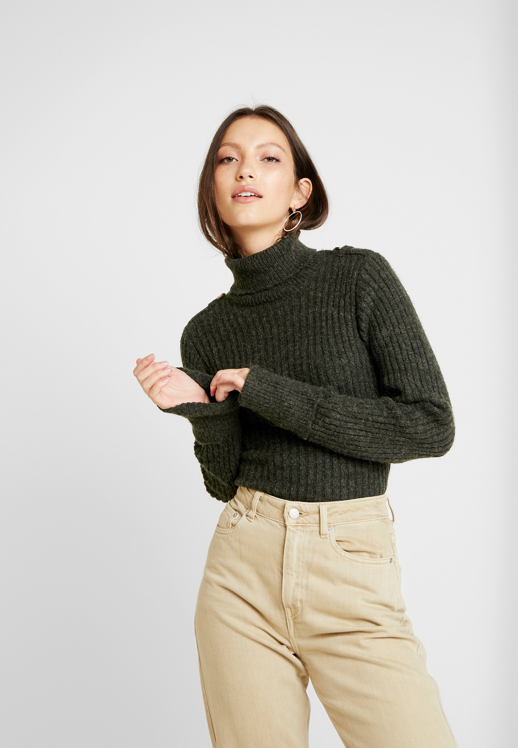 Pieces Strikkegenser forest night Zalando.no Pieces Skulderveske forest night Zalando.no