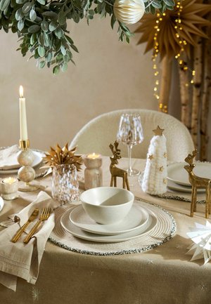 Next, 12 PIECE KYA DINNERWARE DINNER SET UNISEX - Crockery set - stone